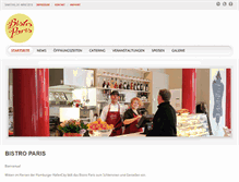 Tablet Screenshot of bistro-paris.de